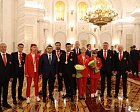 Президент РФ В.В. Путин в Георгиевском зале Большого Кремлёвского дворца встретился с победителями и призёрами XVI Паралимпийских летних игр 2020 года в Токио