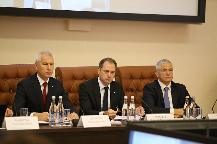 П.А. Рожков в УТЦ «Новогорск» принял участие в заседании коллегии Министерства спорта Российской Федерации