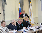 в зале Исполкома ПКР прошло заседание Исполкома ПКР под руководством президента ПКР В. П. Лукина
