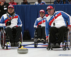 Сборная команда России по керлингу на колясках в 4-й день чемпионата мира выиграла у сборной Словакии и потерпела поражение от Канады 
