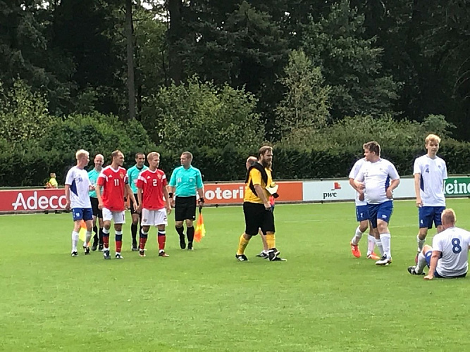 Сборная команда России выиграла у Финляндии со счетом 4-1 в заключительном матче группового этапа чемпионата Европы по футболу 7х7 спорта лиц с заболеванием ЦП в Нидерландах