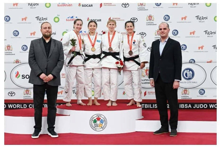3 золотые, 2 серебряные и 5 бронзовых медалей завоевали российские атлеты на Кубке мира по дзюдо спорта слепых 