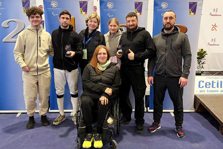 5 медалей завоевали российские паралимпийцы на первом этапе Кубка мира по фехтованию на колясках в Италии