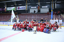 Сборная России триумфально завершила турнир в Эстерсунде, впервые став чемпионом Европы по хоккею-следж