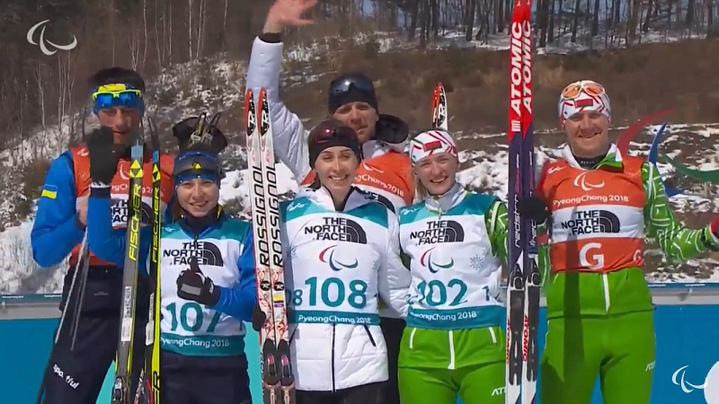 Паралимпиада-2018. 1 день. Михалина Лысова завоевала золотую медаль в биатлоне на 6 км 