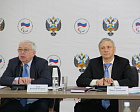в зале Исполкома ПКР прошло заседание Исполкома ПКР под руководством президента ПКР В. П. Лукина