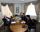 В.П. Лукин в Офисе ПКР провел рабочую встречу с руководителями Китайского общества дружбы с зарубежными странами