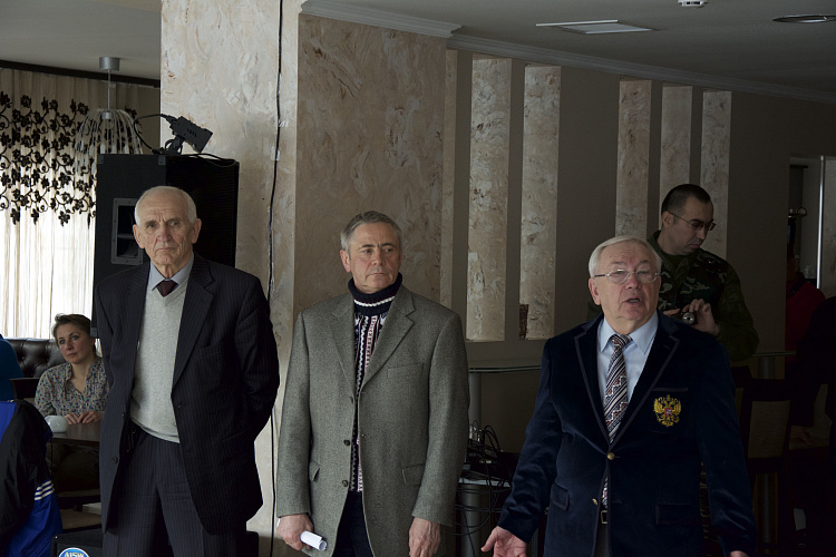 В.П. Лукин, П.А. Рожков, А.В. Царик в рамках чемпионата России по лыжным гонкам и биатлону спорта лиц с поражением опорно-двигательного аппарата в г. Пересвете (Московская область) встретились с членами сборной команды России по лыжным гонкам и биатлону и