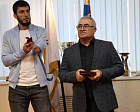 В офисе ПКР состоялось вручение Медали ордена «За заслуги перед Отечеством» I степени тренеру Р.Ю. Биярсланову, а также удостоверения и знака «Заслуженный мастер спорта» его воспитаннику А. Рамазанову по итогам выступления на XVII Паралимпийских игр