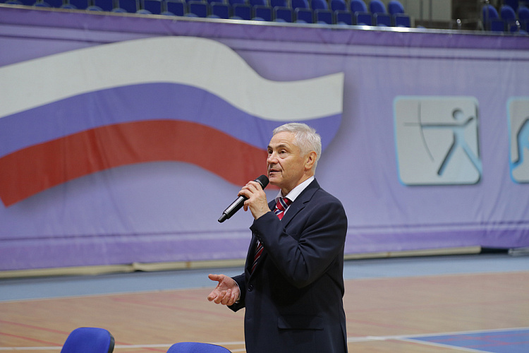 П.А. Рожков в г. Раменском принял участие в просмотре соревнований и церемонии награждения победителей и призеров Всероссийских соревнований по парабадминтону