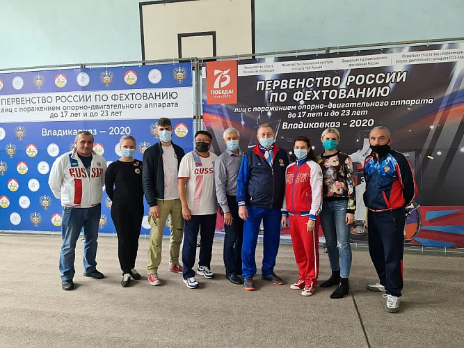 Определены победители и призеры первенства России по фехтованию на колясках