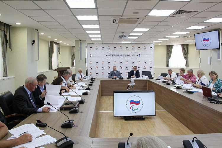 П.А. Рожков и А.А. Строкин в офисе ПКР провели очередное заседание экспертно-согласительной комиссии Рабочей группы по подготовке паралимпийских сборных команд России к участию в XV Паралимпийских летних играх 2016 года в Рио-де-Жанейро (Бразилия)