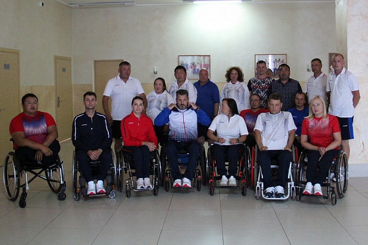 Команды ПКР по стрельбе из лука и волейболу сидя экипировались на XVI Паралимпийские Игры в Токио