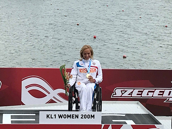 1 золотую и 1 бронзовую медали завоевали российские спортсменки на 1 этапе Кубка мира по гребле на байдарках и каноэ спорта лиц с ПОДА в Венгрии