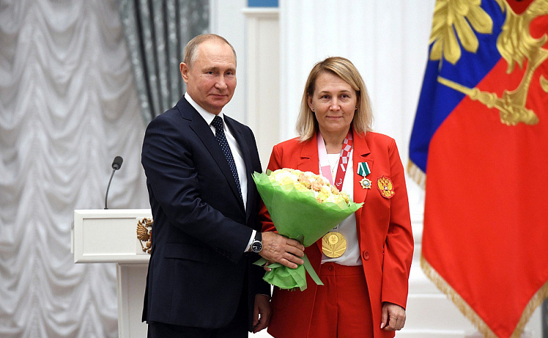 Президент РФ В.В. Путин вручил государственные награды победителям ХVI Паралимпийских летних игр в Токио