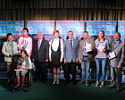 В.П. Лукин, П.А. Рожков и Е.Г. Кволек вручили сертификаты на отдых участникам XI Паралимпийских зимних игр 2014 г. в г. Сочи, которые заняли 4 место