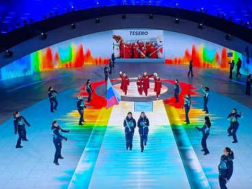 Сборная России приняла участие в церемонии открытия XIV Паралимпийских зимних игр в Италии