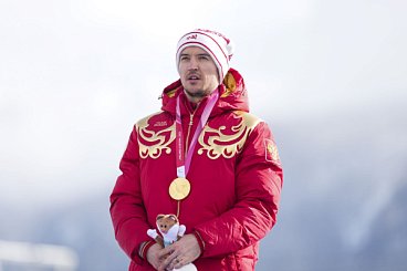 В.В. Путин поздравил чемпиона XIV Паралимпийских зимних игр в соревнованиях по горнолыжному спорту в слаломе среди лиц с ПОДА А.С. Бугаева