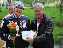 Рано утром ,2 сентября,  в Паралимпийской деревне в Лондоне  П.А. Рожков  провел  чествование победителей и призеров Игр-2012, которые отличились накануне