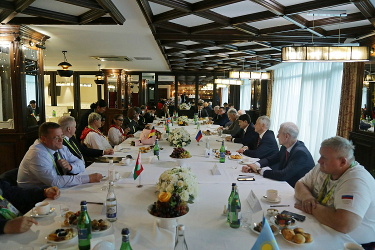 В Сочи в рамках Летних Игр Паралимпийцев «Мы вместе. Спорт» состоялась встреча И.Е. Левитина с представителями зарубежных команд