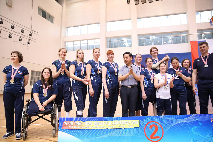 Женская сборная команда России по волейболу сидя стала серебряным призером международного турнира World Super 6 в Китае