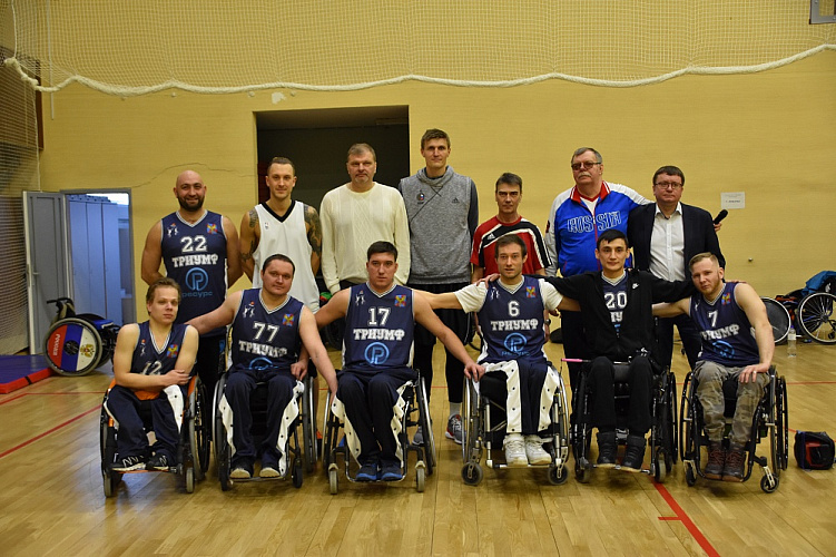 А.А. Строкин вместе с президентом Российской федерации баскетбола А.Г. Кириленко в д. Парамоново (Московская область) приняли участие в церемонии открытия 1 круга чемпионата России по баскетболу на колясках