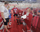 П.А. Рожков, А.А. Строкин посетили соревнования по велоспорту на треке и пообщались со спортсменами команды ПКР