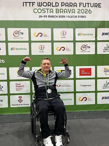 5 медалей завоевали российские паралимпийцы на международных соревнованиях по настольному теннису в Испании