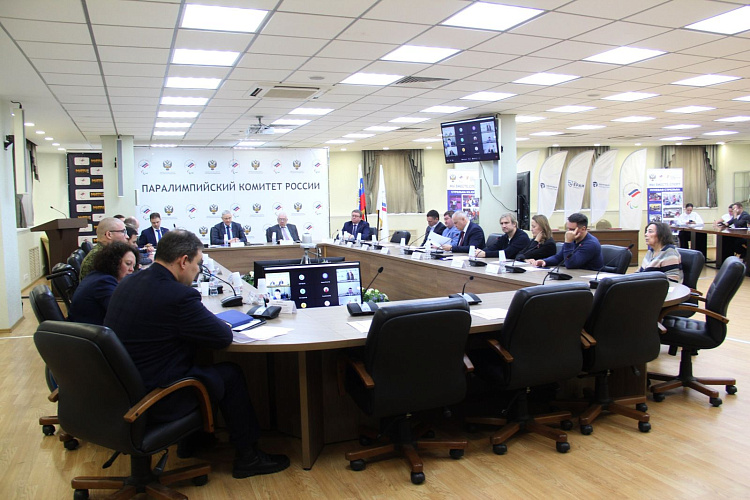 Президент ПКР П.А. Рожков в зале Исполкома ПКР провел заседание Межведомственной комиссии по развитию адаптивной физической культуры и спорта Совета при Президенте Российской Федерации по развитию физической культуры и спорта  