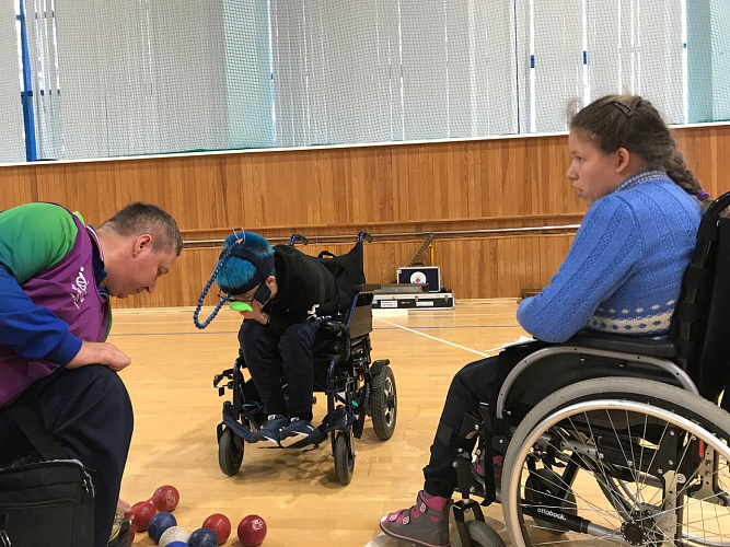 60 спортсменов в г. Алексине на РУТБ «Ока» ведут борьбу за награды первенства России по бочча