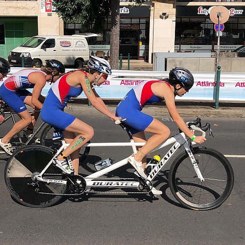 3 серебряные и 1 бронзовую медали завоевали российские паратриатлонисты на этапе Кубка мира в Португалии