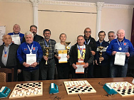 Определены победители и призеры командного чемпионата России по русским шашкам спорта слепых   
