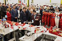 Министр спорта, председатель Олимпийского комитета России М.В. Дегтярев в Калуге провел рабочую встречу с президентом ПКР П.А. Рожковым