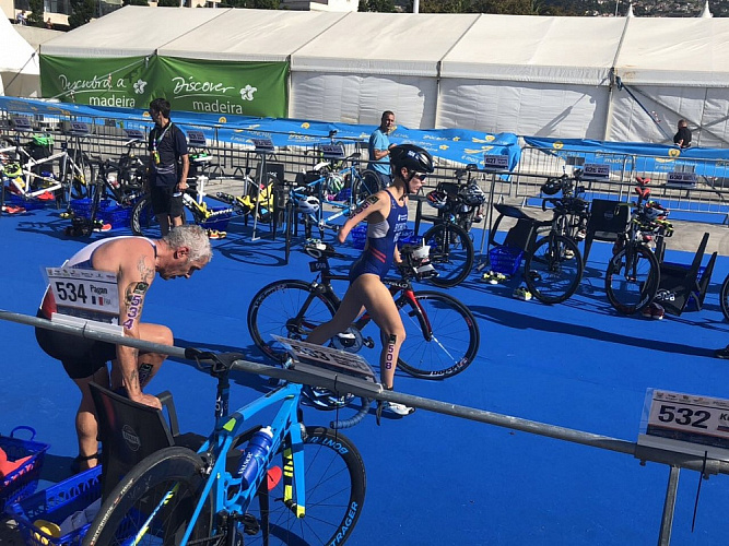 3 серебряные и 1 бронзовую медали завоевали российские паратриатлонисты на этапе Кубка мира в Португалии