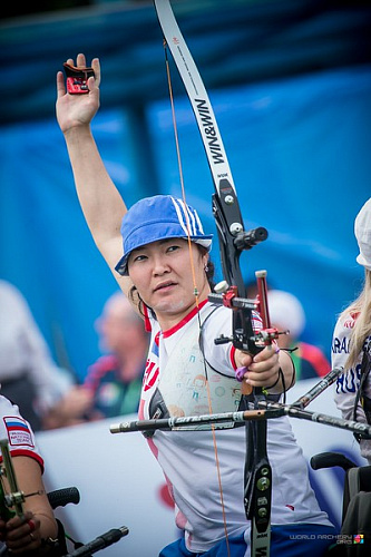 Россияне выиграли  золотую, серебряную и бронзовую медали  по итогам третьего дня чемпионата мира по стрельбе из лука спорта лиц с ПОДА в Китае 