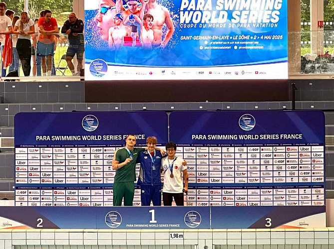 9 медалей завоевали российские паралимпийцы на этапе мировой серии Международного паралимпийского комитета по плаванию во Франции 9 медалей завоевали российские паралимпийцы на этапе мировой серии Международного паралимпийского комитета по плаванию во Франции