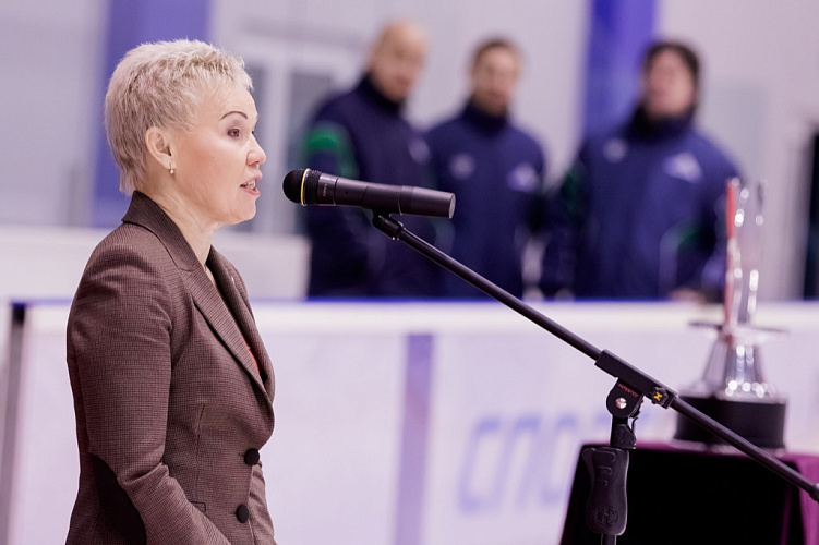 Р.А. Баталова, Л.Н. Селезнев приняли участие в церемонии открытия Традиционного международного турнира – Кубок континента по хоккею-следж