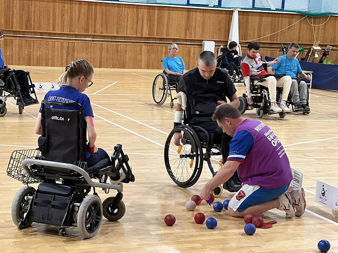 Определены победители и призеры Открытых Всероссийских соревнований по бочча «Мы вместе. Спорт» Определены победители и призеры Открытых Всероссийских соревнований по бочча «Мы вместе. Спорт»
