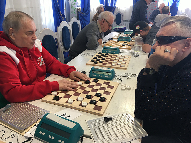 В Костромской области определены победители и призеры чемпионата и первенства России по шашкам спорта слепых