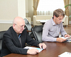 В офисе ПКР состоялась встреча П.А. Рожкова с председателем регионального отделения ПКР в г. Москве В.Т. Пругло