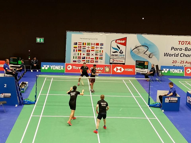 Сборная команда России по парабадминтону завоевала бронзовую медаль на чемпионате мира в Швейцарии