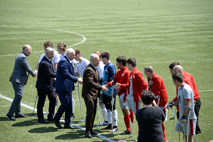 Вице-президент ПКР И.Е. Потехин принял участие в торжественной церемонии открытия I круга чемпионата России по футболу ампутантов