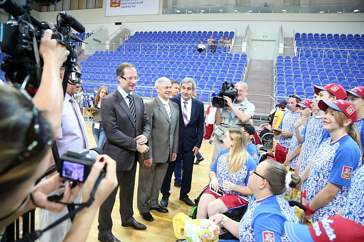 П.А. Рожков в г. Раменском принял участие в церемонии открытия и просмотре соревнований Всероссийской летней спартакиады детей-инвалидов с поражением опорно-двигательного аппарата