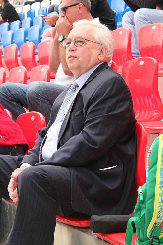 В.П. Лукин и П.А. Рожков на олимпийском гребном канале «Крылатское» приняли участие в церемонии открытия международных соревнований на Кубок Президента РФ по гребле на байдарках и каноэ