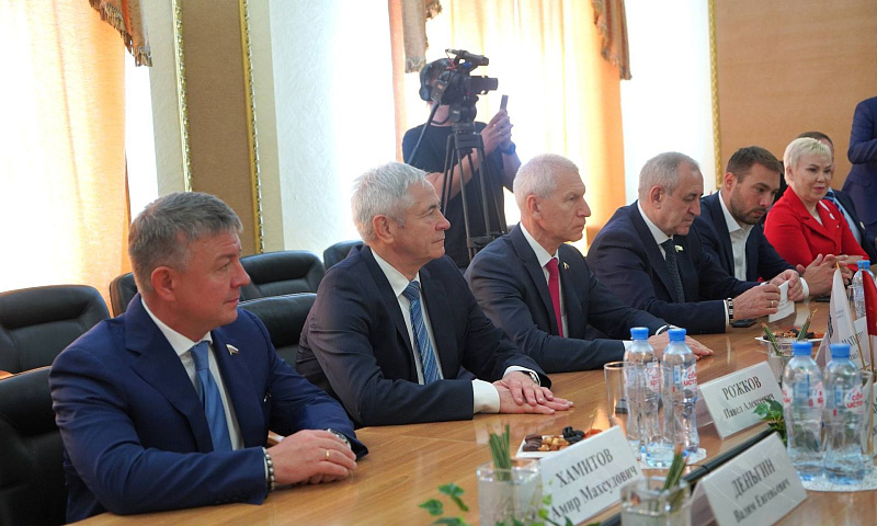 Президент ПКР П.А. Рожков принял участие в рабочая встрече Губернатора Брянской области А.В. Богомаза с членами Комитета Государственной Думы по физической культуре и спорту