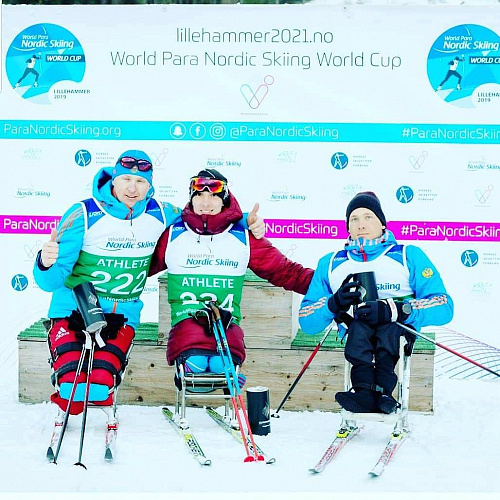 11 золотых, 7 серебряных и 6 бронзовых медалей завоевала сборная команда России на II этапе Кубка мира по лыжным гонкам и биатлону МПК