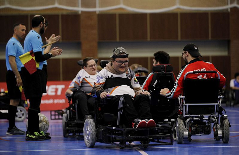 В Московской области определили победителей предварительного этапа FONBET чемпионата России по футболу на электроколясках