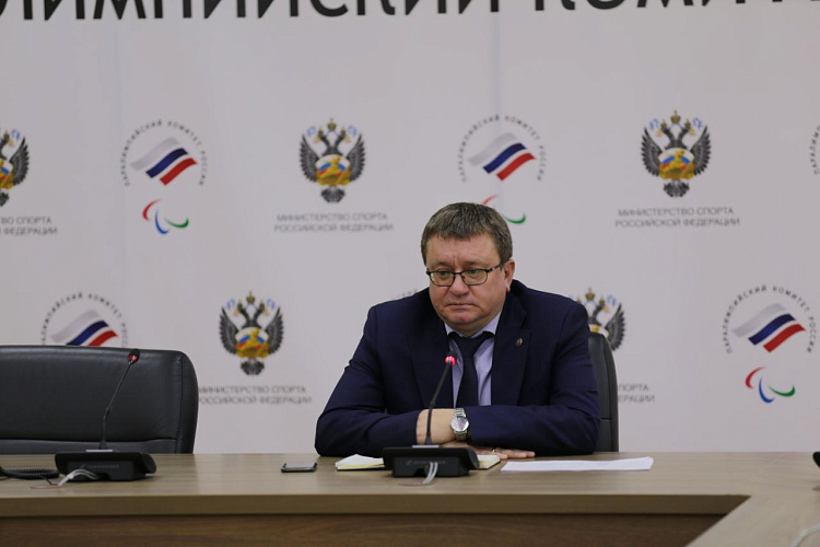 А.А. Строкин в офисе ПКР провёл рабочую встречу со старшими тренерами и начальниками спортивных сборных команд РФ по спорту лиц с поражением опорно-двигательного аппарата