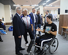 П.А. Рожков в Тренировочном центре спортивных сборных команд России «Озеро Круглое» встретился со сборной командой России по фехтованию на колясках