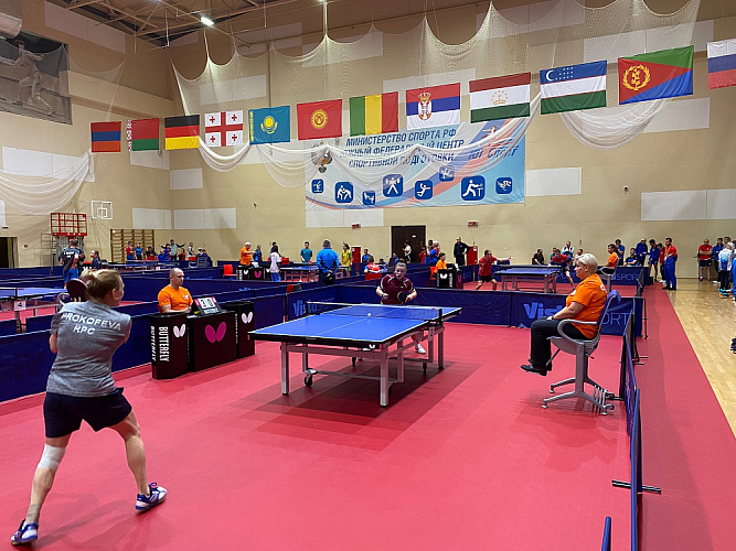 Прокофьева и Кудрявцев стали победителями личных соревнований по настольному теннису спорта лиц с ИН на Летних Играх Паралимпийцев «Мы вместе. Спорт».